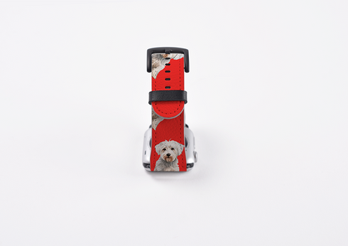 Westiepoo Mell Red Apple Watch Strap