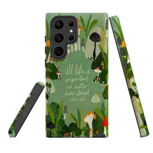 Samsung Tough Case - Wildlife Text By Katherine Quinn