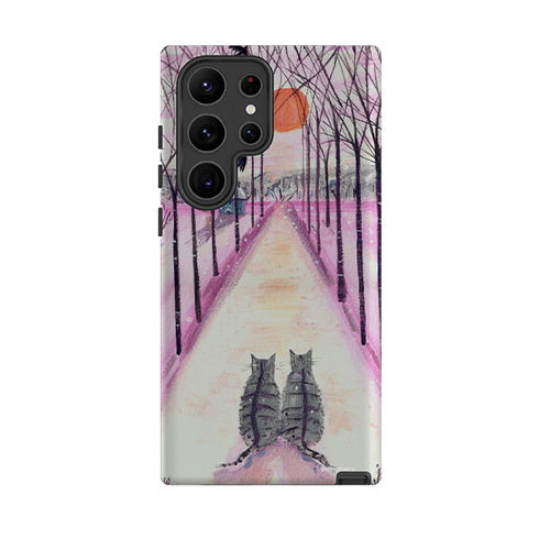 Samsung Tough Case - Winter Cats By Mary Stubberfield