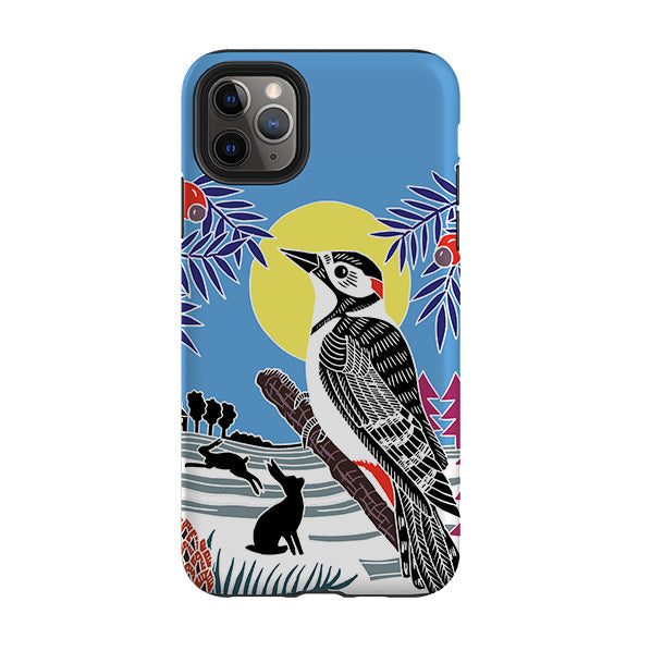iPhone Tough Case - Woodpecker Yellow By Kate Heiss