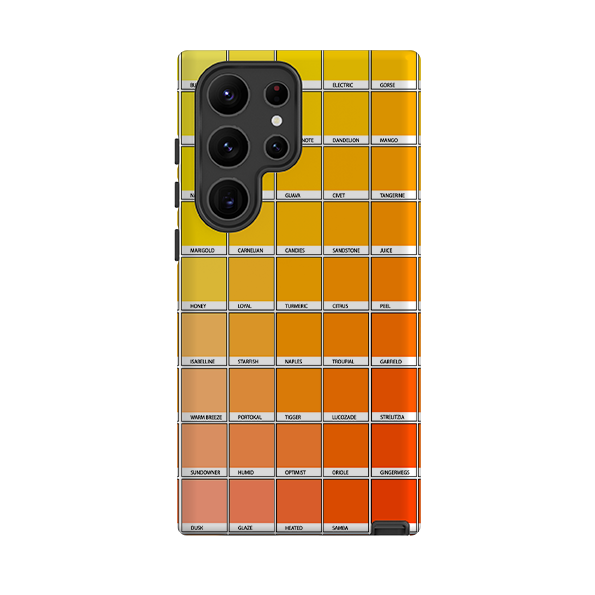 Samsung Tough Case - Yellow Chromology By Kitty Joseph