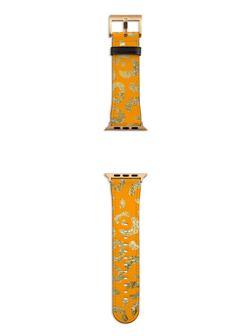 Yellow Brush Apple Watch Strap
