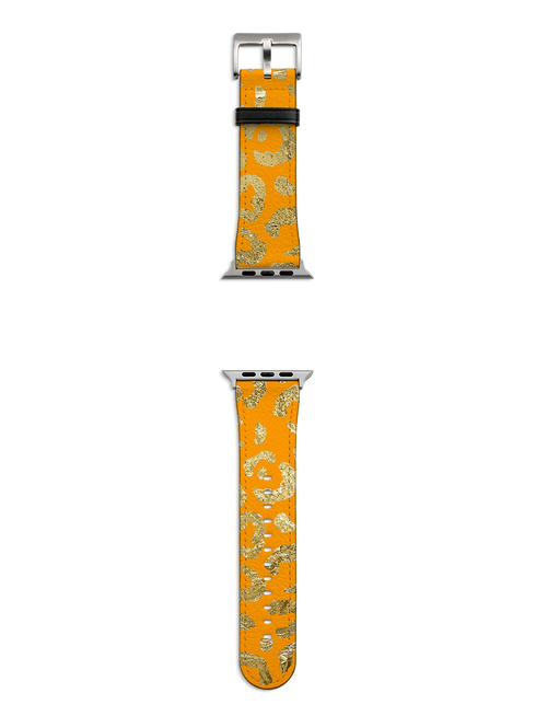 Yellow Brush Apple Watch Strap