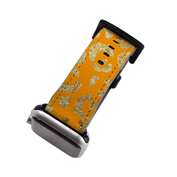 Yellow Brush Apple Watch Strap