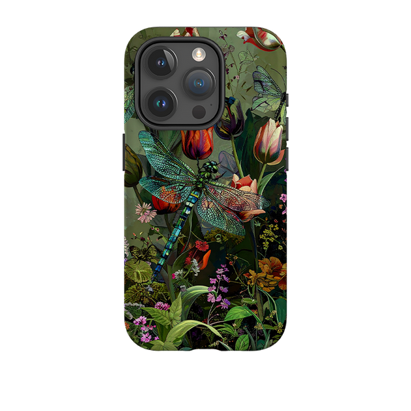 iPhone Tough Case - Green Vyne Dragonfly