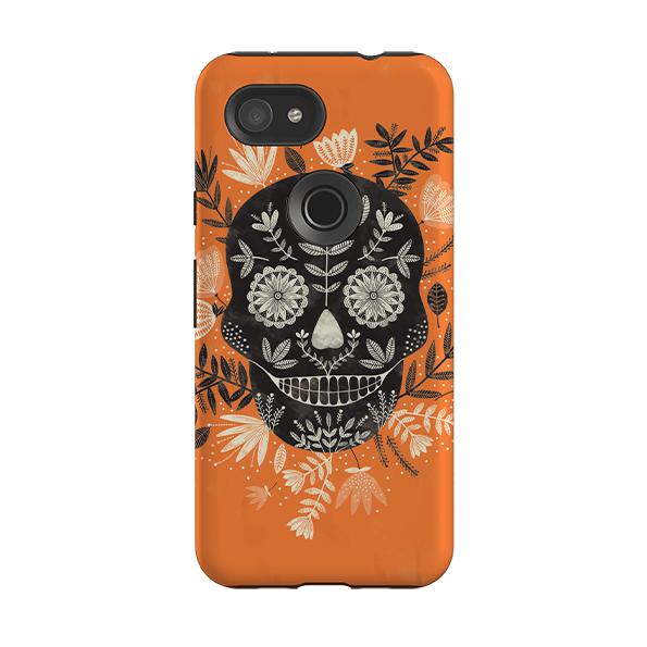 Google Tough Case - Sugar Skull Orange By Jade Mosinski