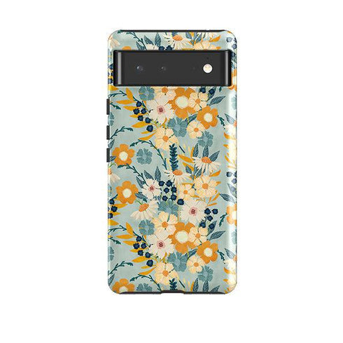 Google Tough Case - Yellow And Blue By Katherine Quinn