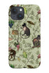 Vintage Green Chinoiserie Monkeys By Uta Naumann Phone Case (Green) For Iphone & Samsung