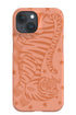 Bold Tiger iPhone Phone Case (Pink & Orange) For Iphone & Samsung