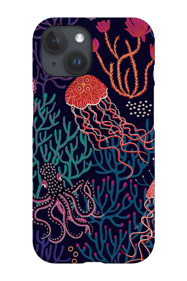 Dark Sea by Rachel Parker Phone Case (Blue) For Iphone & Samsung