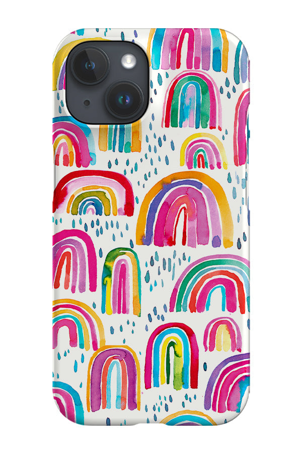 Watercolour Rainbows By Ninola Design Phone Case (Colourful) For Iphone & Samsung