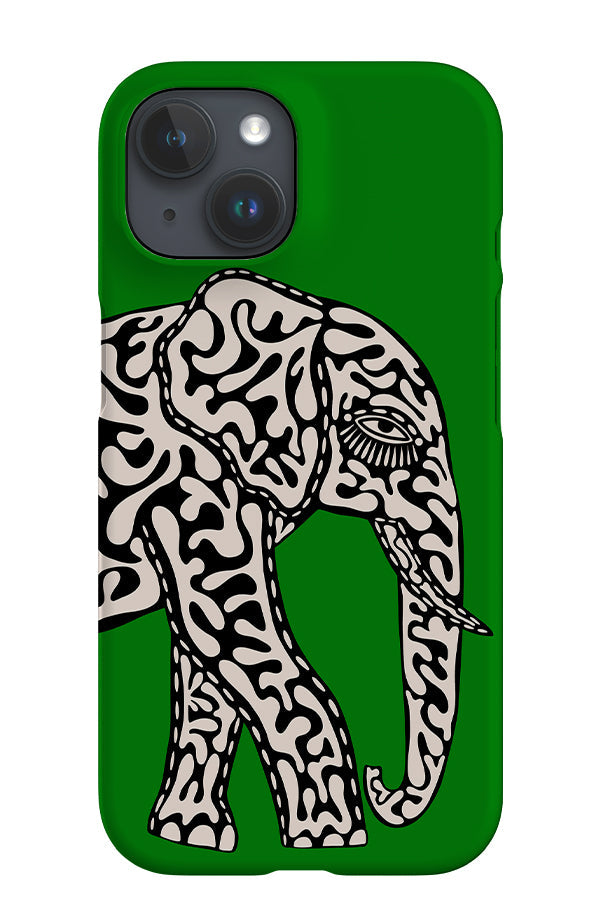 Elephant iPhone Phone Case (Green) For Iphone & Samsung