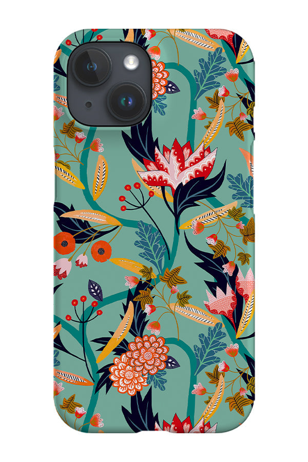 Eastern Delight by Rachel Parker Phone Case (Mint Green) For Iphone & Samsung