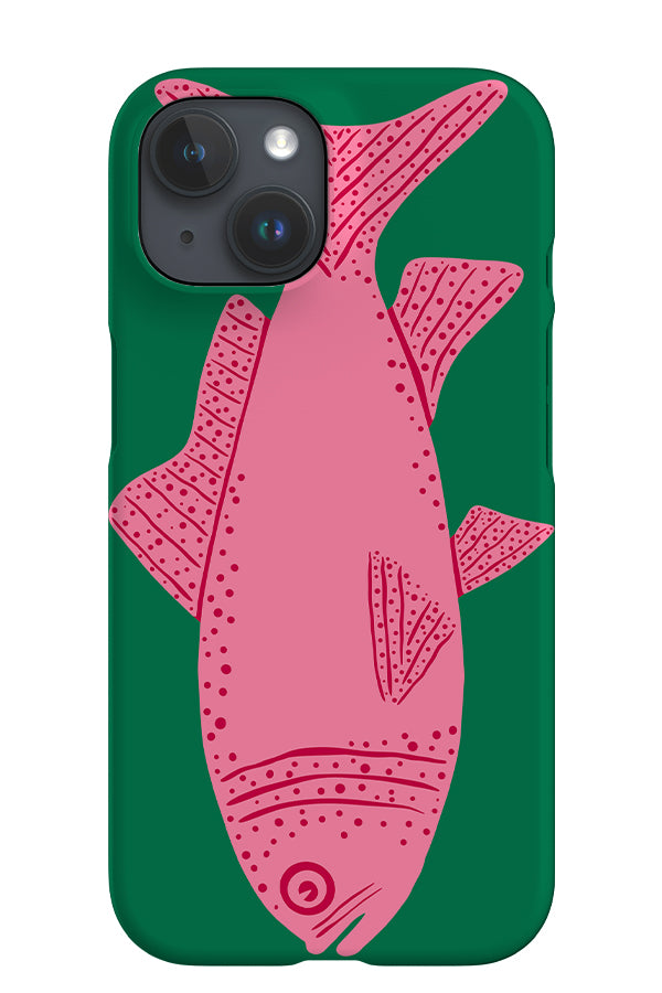 Fish iPhone Phone Case (Green Pink) For Iphone & Samsung