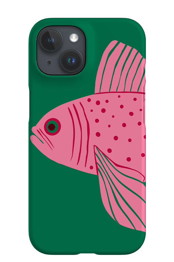 Goldfish iPhone Phone Case (Green) For Iphone & Samsung