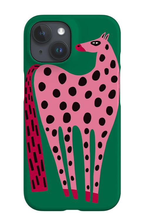 Horse iPhone Phone Case (Green Pink) For Iphone & Samsung