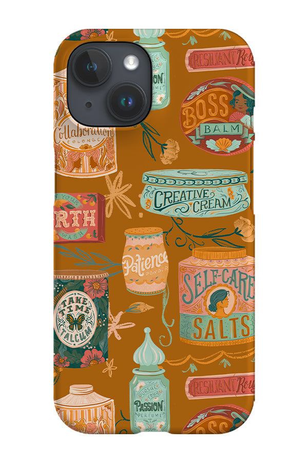 Inner Beauty Tins by Becca Story Smith Phone Case (Orange) For Iphone & Samsung