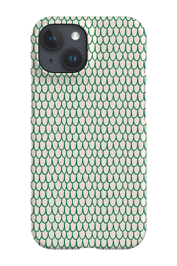 Fish Scale Scribble by Kayla Ann Phone Case (Green) For Iphone & Samsung