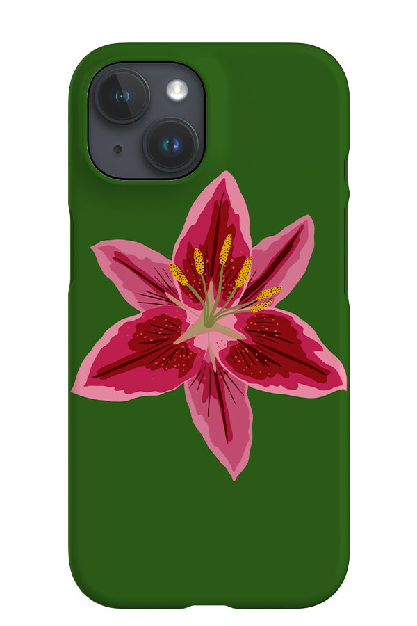 Lily Placement iPhone Phone Case (Green) For Iphone & Samsung