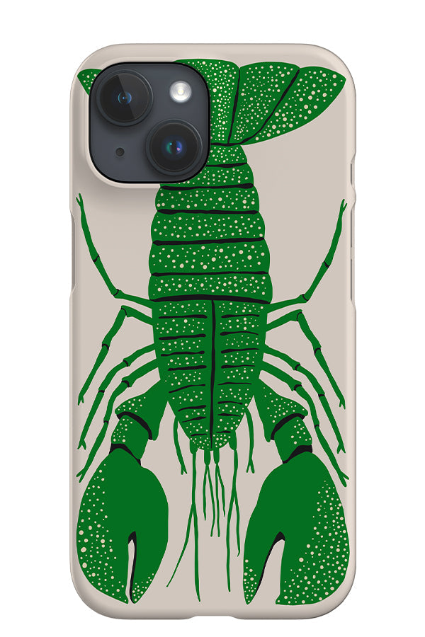 Lobster Placement iPhone Phone Case (Beige Green) For Iphone & Samsung