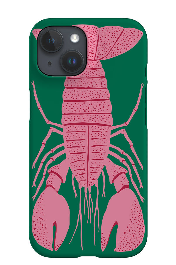 Lobster Placement iPhone Phone Case (Green Pink) For Iphone & Samsung