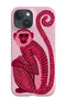 Monkey iPhone Phone Case (Pinks) For Iphone & Samsung