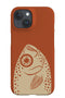 Peeking Fish iPhone Phone Case (Burnt Orange) For Iphone & Samsung