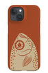 Peeking Fish iPhone Phone Case (Burnt Orange) For Iphone & Samsung