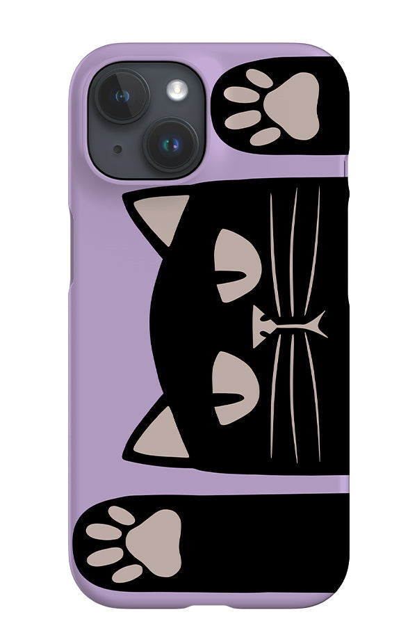 Playful Cat iPhone Phone Case (Lilac) For Iphone & Samsung