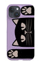 Playful Cat iPhone Phone Case (Lilac) For Iphone & Samsung