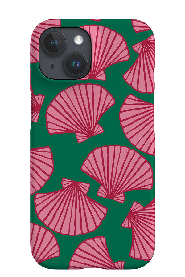 Shell Scatter Colour iPhone Phone Case (Green Pink) For Iphone & Samsung
