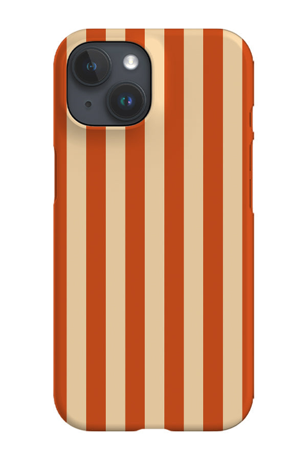 Still Line Stripe Phone Case (Burnt Orange) For Iphone & Samsung