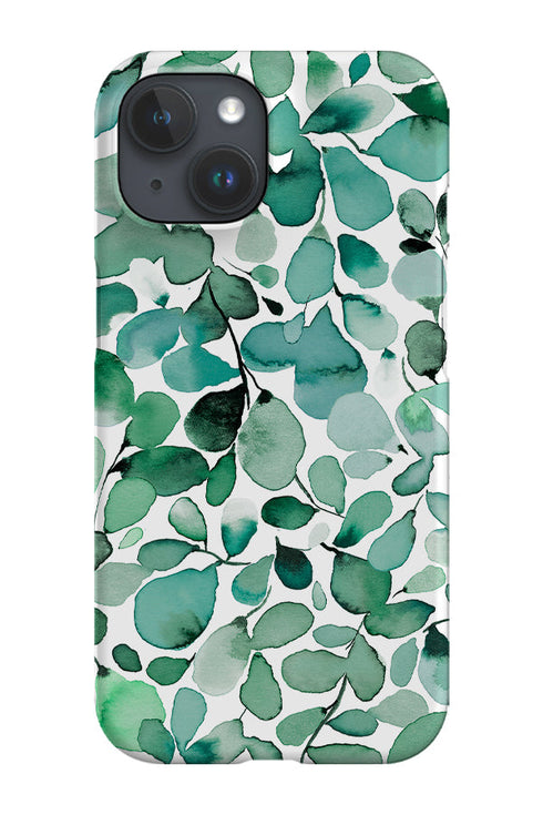 Eucalyptus Green Leaves By Ninola Design Phone Case (Green) For Iphone & Samsung