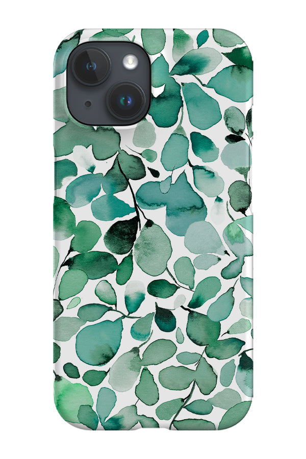 Eucalyptus Green Leaves By Ninola Design Phone Case (Green) For Iphone & Samsung
