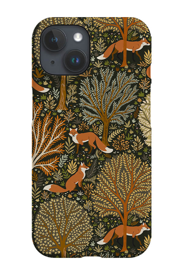 Woodland Fox by Serena Archetti Phone Case (Green) For Iphone & Samsung