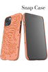 Bold Tiger iPhone Phone Case (Pink & Orange) For Iphone & Samsung