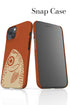 Peeking Fish iPhone Phone Case (Burnt Orange) For Iphone & Samsung