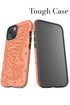 Bold Tiger iPhone Phone Case (Pink & Orange) For Iphone & Samsung