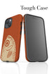 Peeking Fish iPhone Phone Case (Burnt Orange) For Iphone & Samsung
