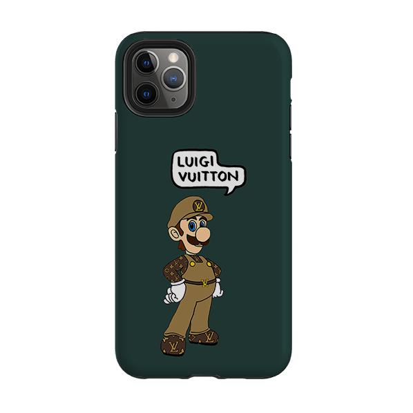 iPhone Tough Case - Luigi Vuitton Forest Green By Angelica Hicks