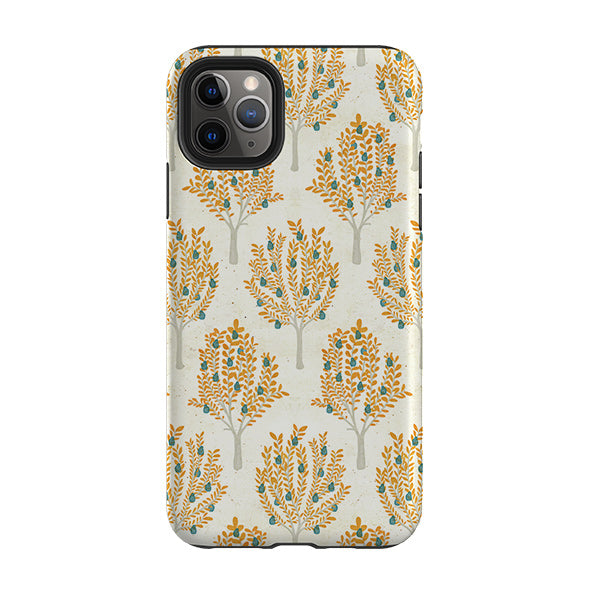 iPhone Tough Case - Pear Trees Cream By Katherine Quinn