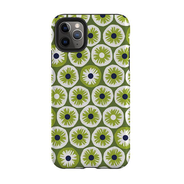 iPhone Tough Case - Penny Flowers Green By Ali Brookes