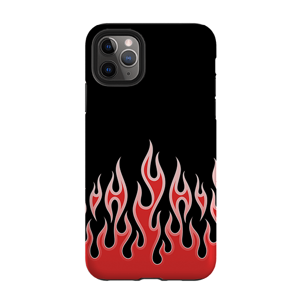 iPhone Tough Case - Red Flames