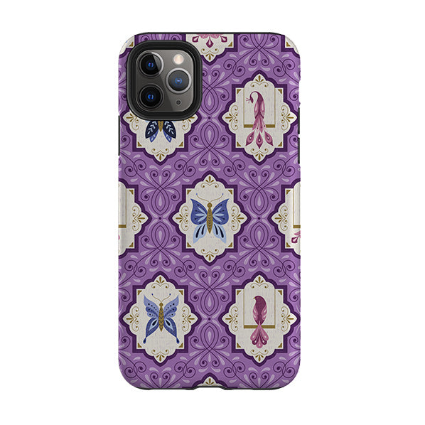 iPhone Tough Case - Wingframes Med Purple By Jenny Zemanek