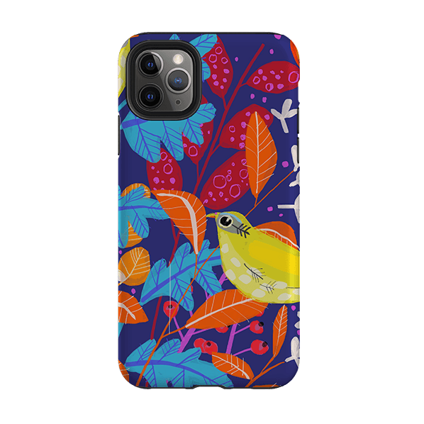 iPhone Tough Case - Yellow Bird By Claire West