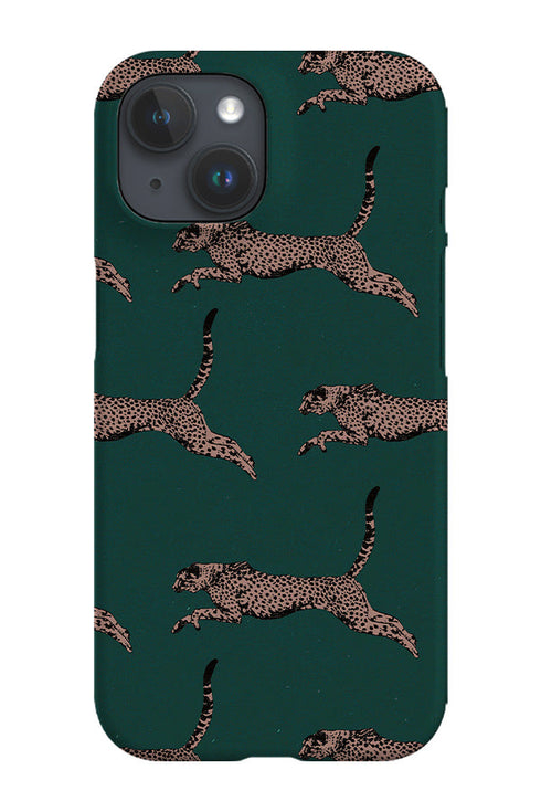 Cheetah Running Phone Case (Green) For Iphone & Samsung