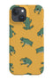 Frog Scatter Print Phone Case (Orange) For Iphone & Samsung
