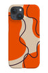 Minimalist Abstract Lines Phone Case (Orange) For Iphone & Samsung