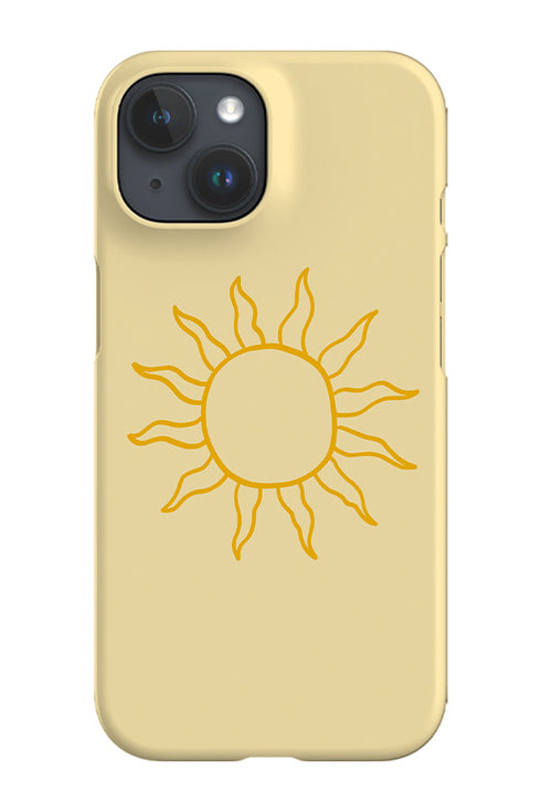 Minimalist Sun Phone Case (Yellow) For Iphone & Samsung