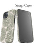 Abstract Shell iPhone Phone Case (Linen Moss Green) For Iphone & Samsung